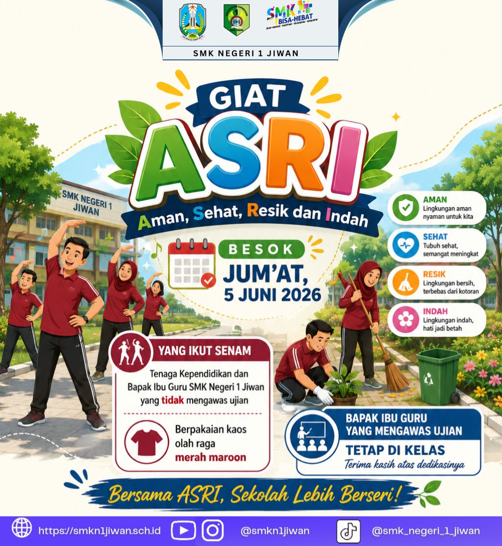 SMK Negeri 1 Jiwan Gelar 